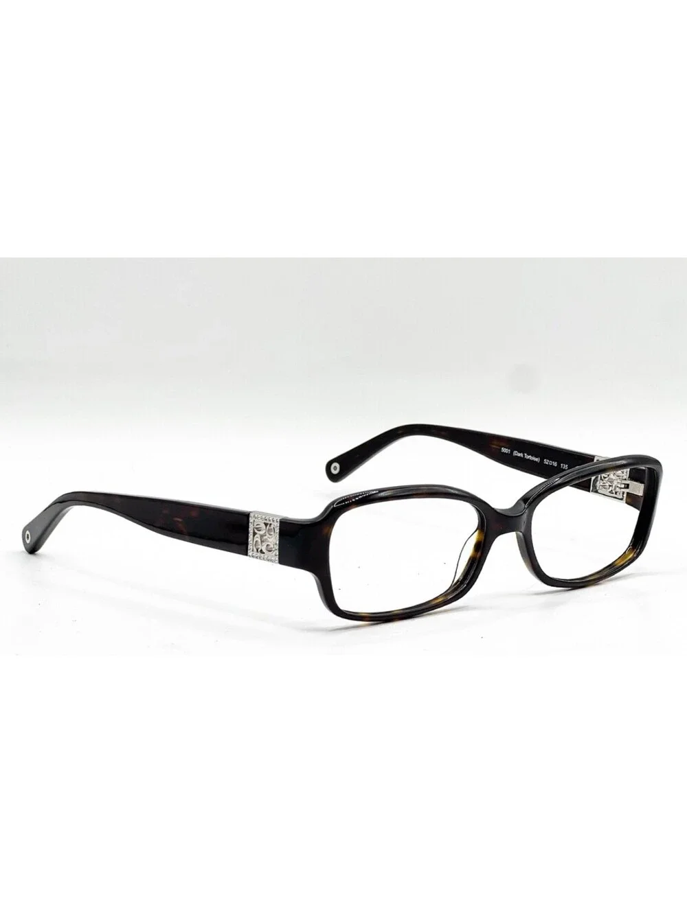 Coach Hc 6007B 5001 Dark Tortoise Authentic Eyeglasses 52-16-135